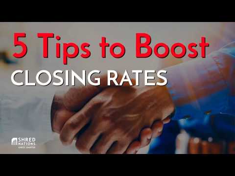 The Top 5 Tips to Boost Your Closing Rates